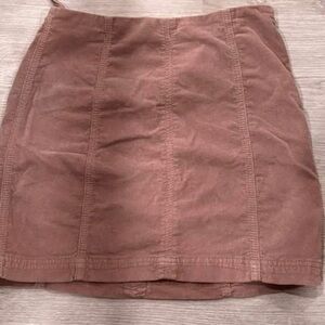 We The Free Women's Brown Mini Skirt